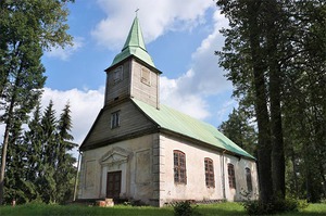 Meņģeles luterāņu baznīca, bažnyčia