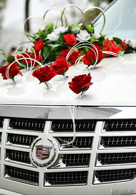 Car decoration for weddings